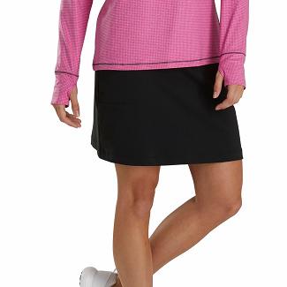 Women's Footjoy Golf Skirt Black NZ-669784